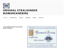 Tablet Screenshot of bismarckhering.com